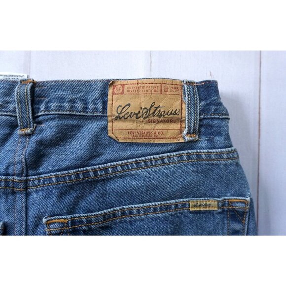 Levi's Women's Relaxed Fit Denim Mini Skirt - Size M - Picture 7 of 8